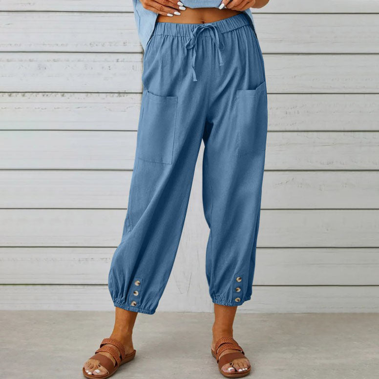 June | Summer Cotton Linen Trouser