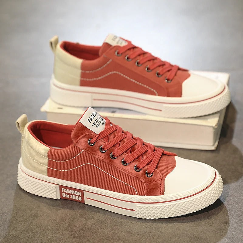 LS | Giorgio Men's Street-Style Canvas Sneakers