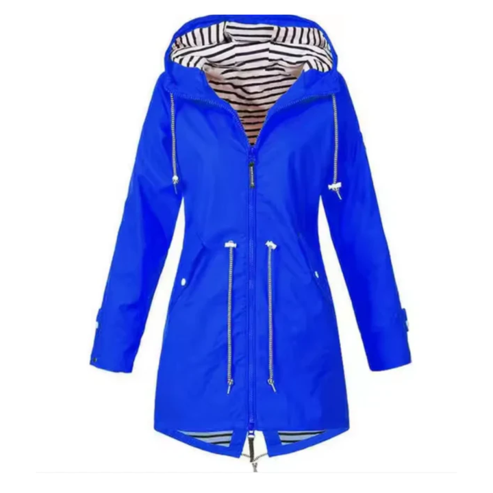 Women Waterproof Drawstring Coat LionStyle