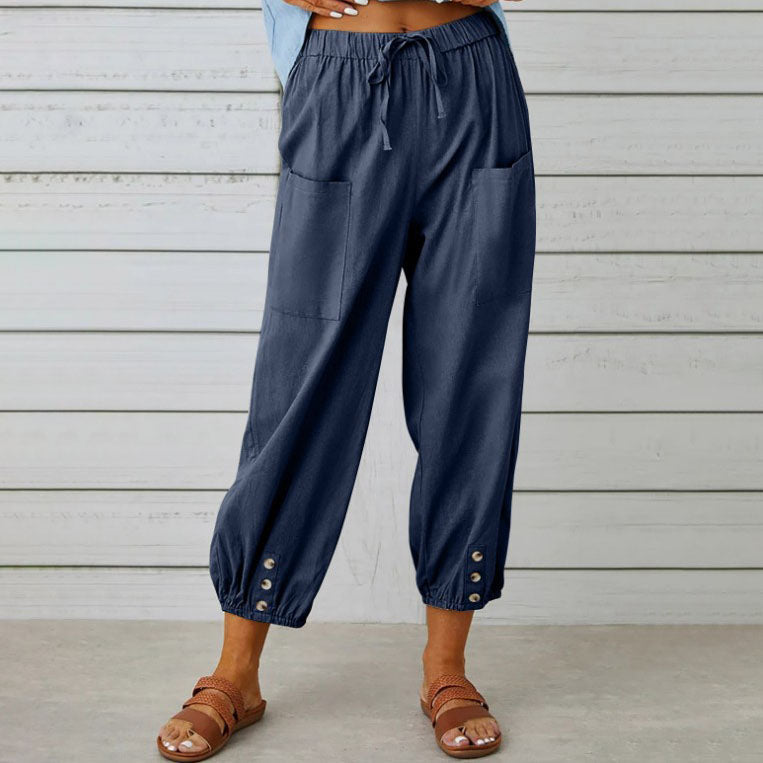 June | Summer Cotton Linen Trouser