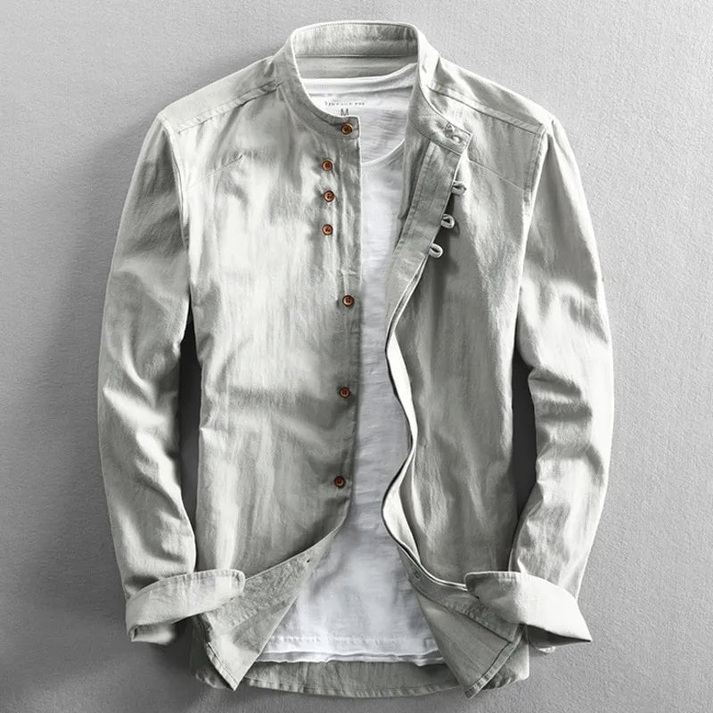 Aiden Japanese-Style Long Sleeve Shirt