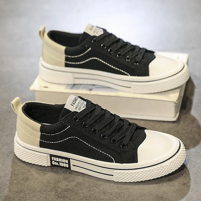 LS | Giorgio Men's Street-Style Canvas Sneakers