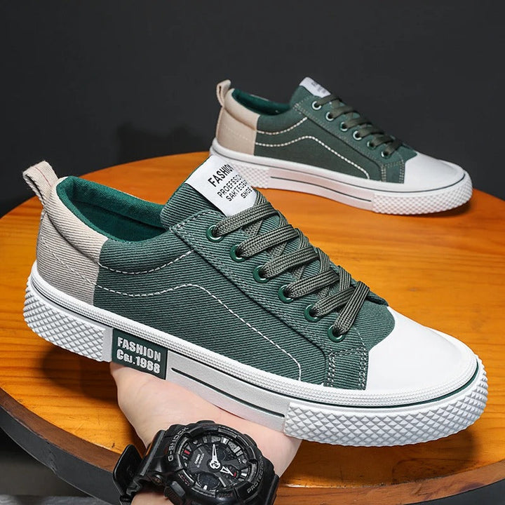 LS | Giorgio Men's Street-Style Canvas Sneakers
