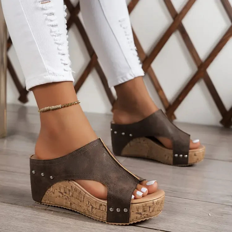 MELISSA – Comfort wedge sandals