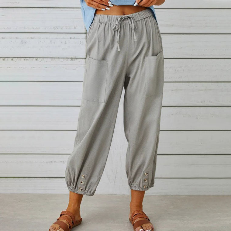 June | Summer Cotton Linen Trouser