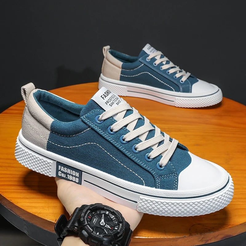 LS | Giorgio Men's Street-Style Canvas Sneakers