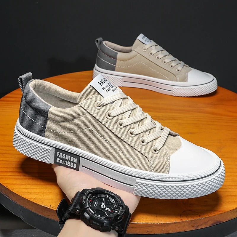 LS | Giorgio Men's Street-Style Canvas Sneakers