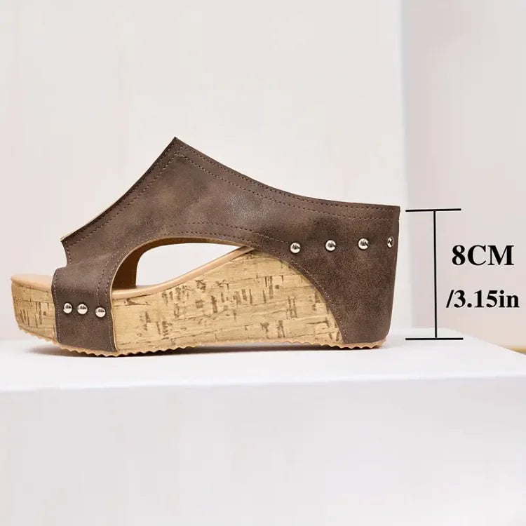 MELISSA – Comfort wedge sandals