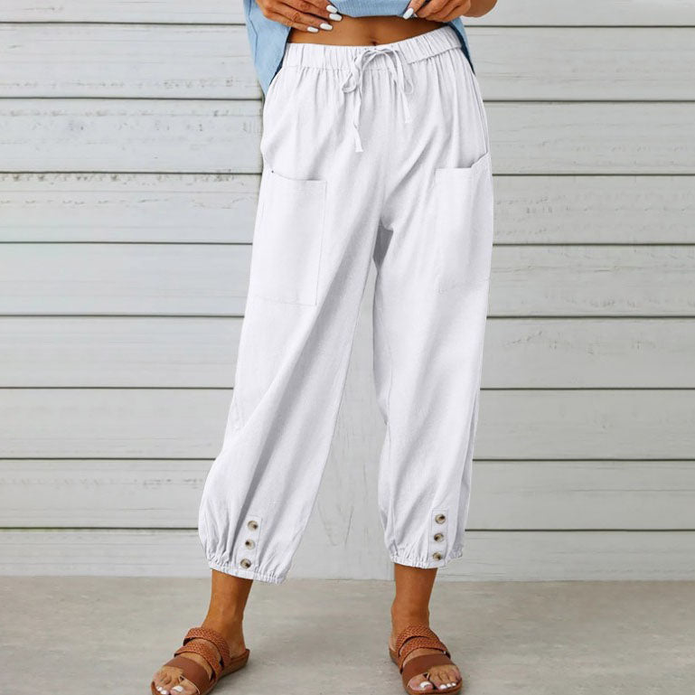 June | Summer Cotton Linen Trouser