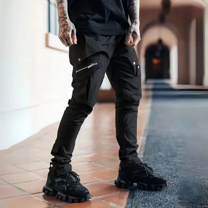LS | Aaron Tactical Zipper Cargo Pants