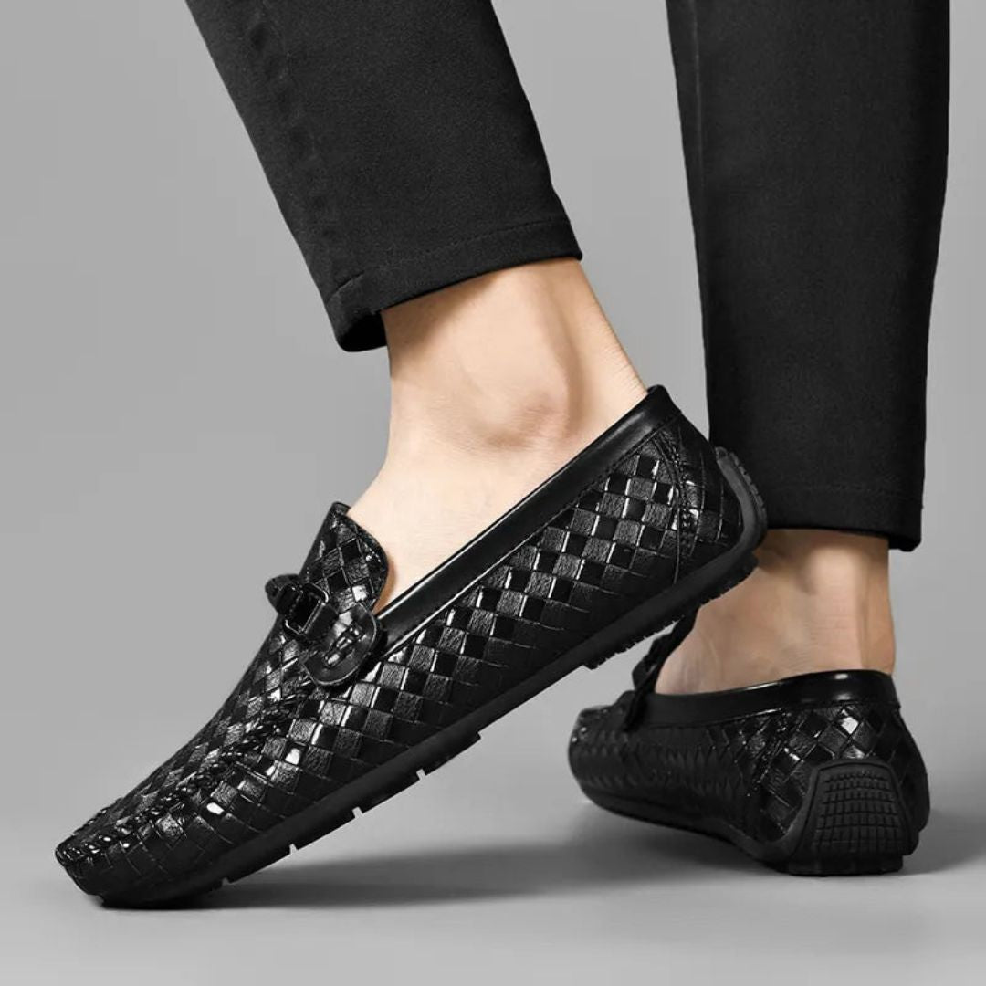 Alessandro Luxe Woven Loafers