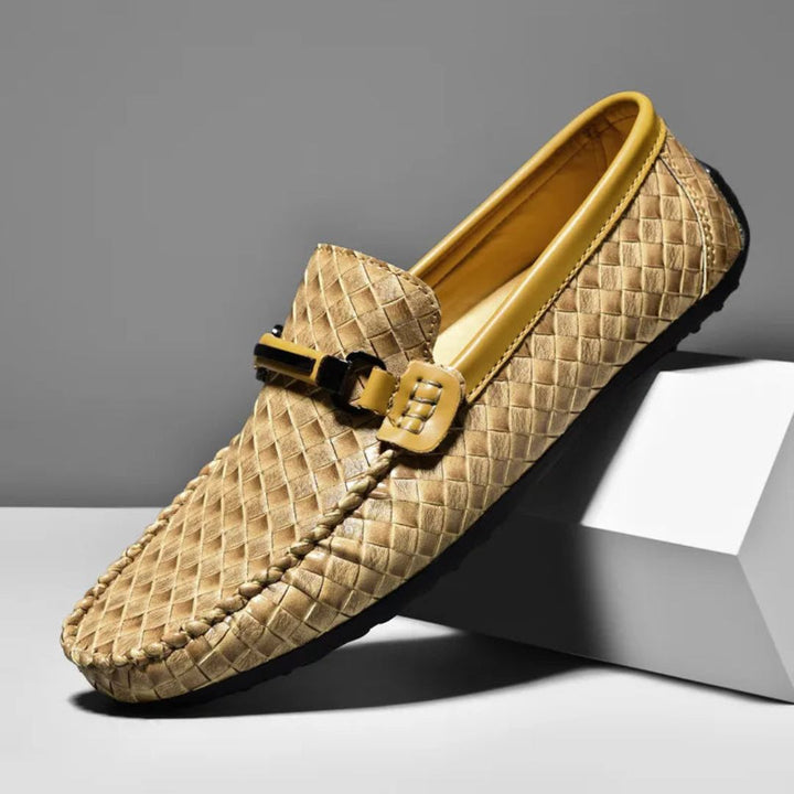 Alessandro Luxe Woven Loafers
