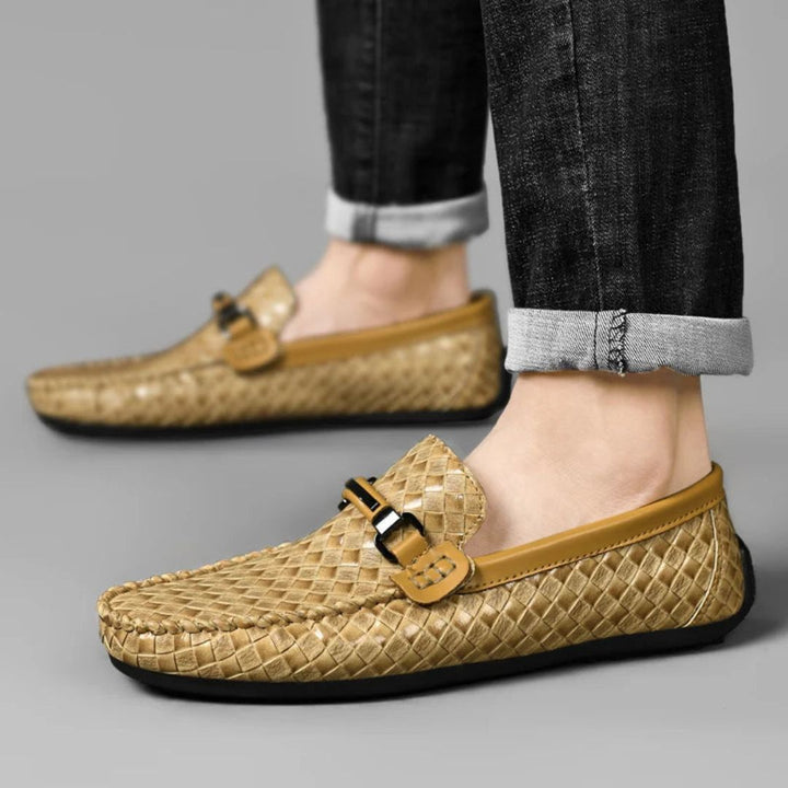 Alessandro Luxe Woven Loafers