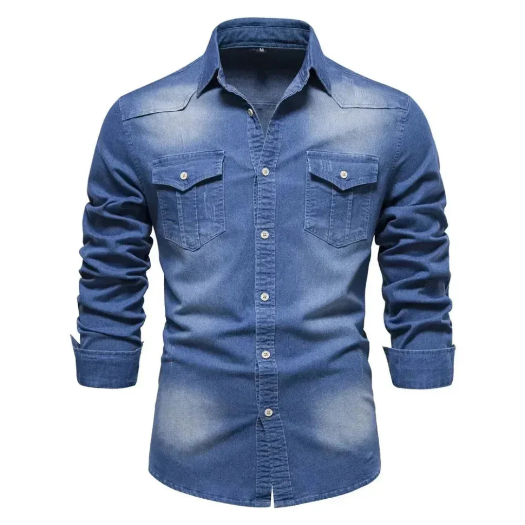 Apollo Long Sleeve Denim Shirt