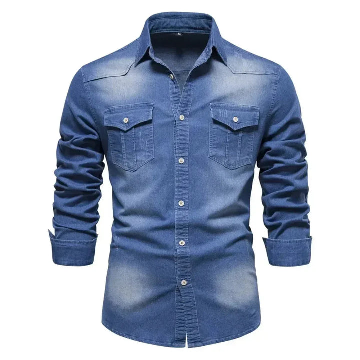Apollo Long Sleeve Denim Shirt