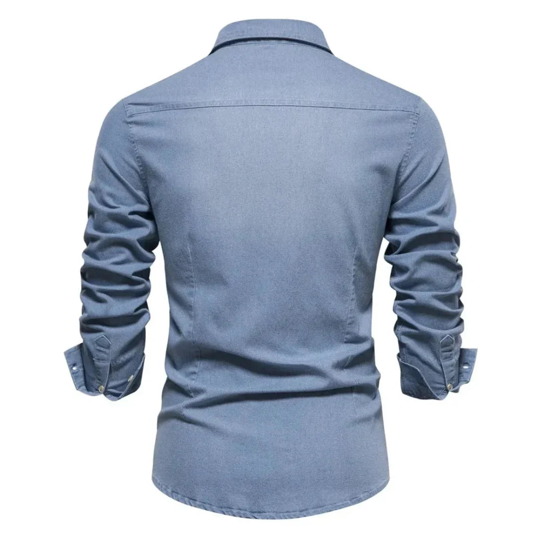 Apollo Long Sleeve Denim Shirt