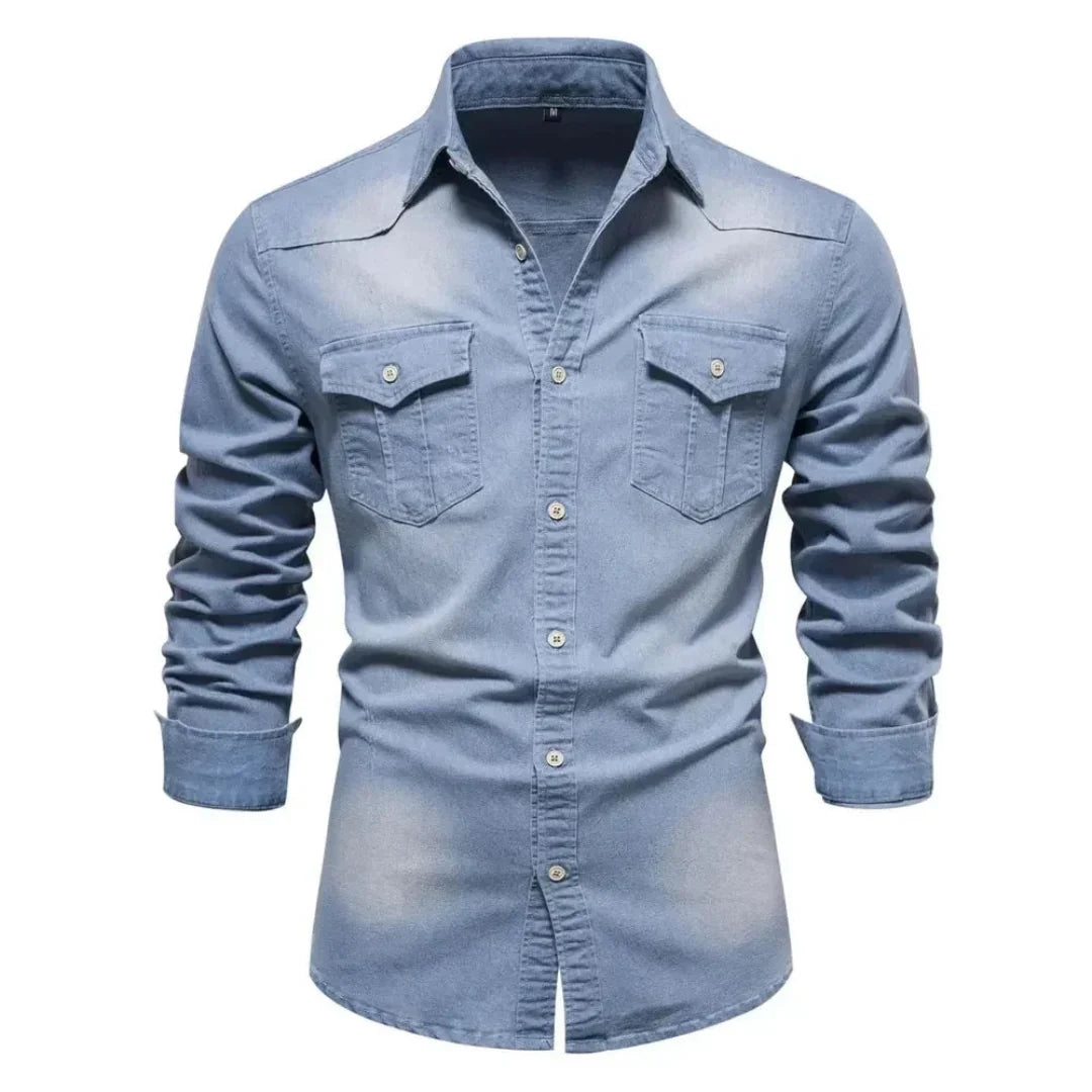 Apollo Long Sleeve Denim Shirt
