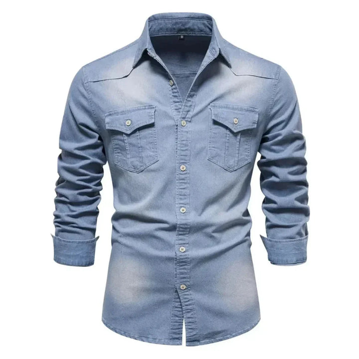 Apollo Long Sleeve Denim Shirt