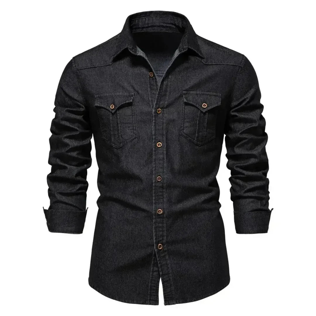 Apollo Long Sleeve Denim Shirt