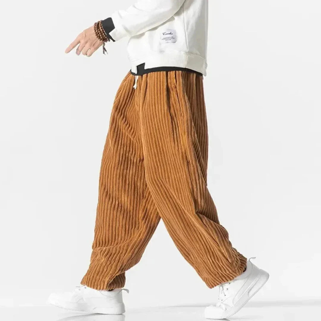 LS | Arthur Wide-Leg Corduroy Pants