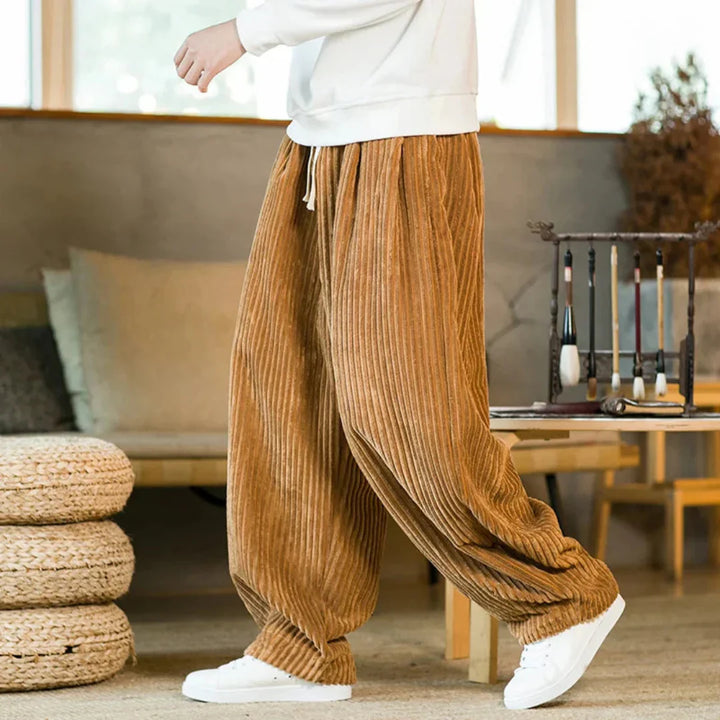 LS | Arthur Wide-Leg Corduroy Pants