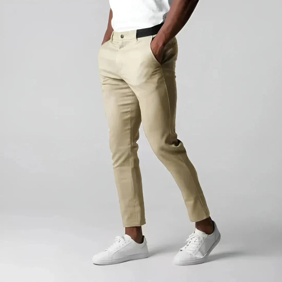 LS | Atlas Slim-Fit Ankle-Length Pants