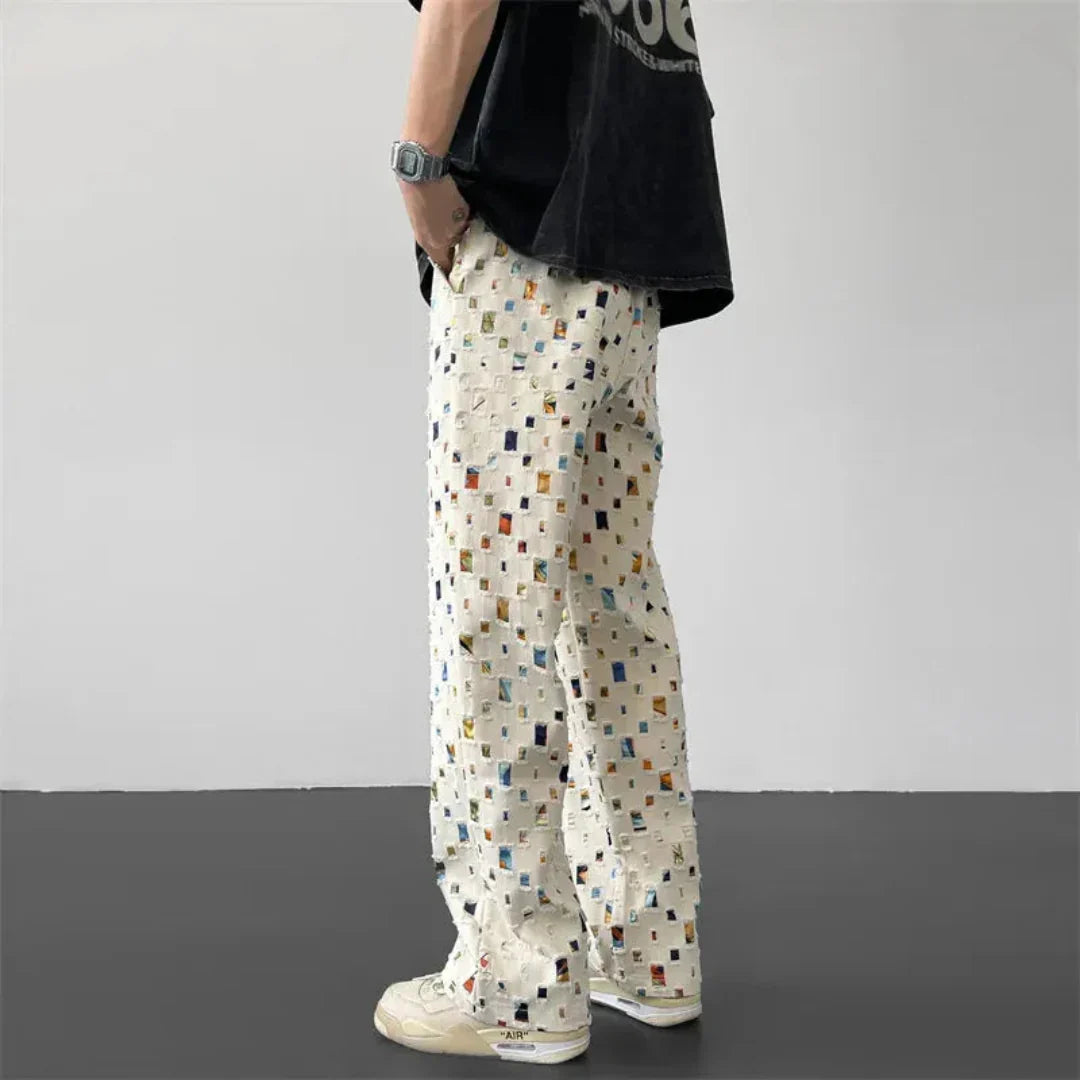 LS | Axel Mosaic Patchwork Pants