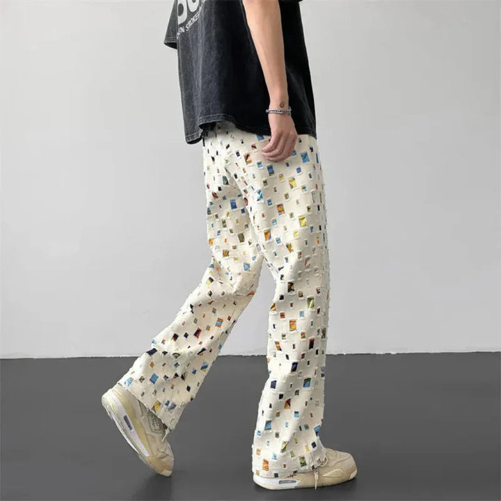 LS | Axel Mosaic Patchwork Pants