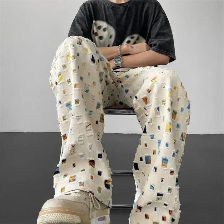 LS | Axel Mosaic Patchwork Pants
