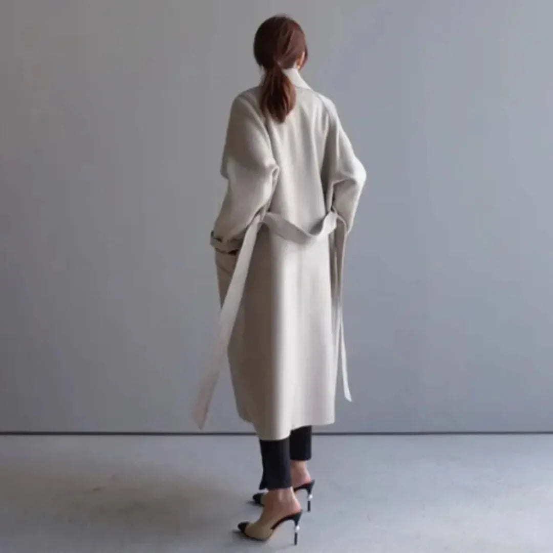 LS | Belle Belted Wool Long Coat