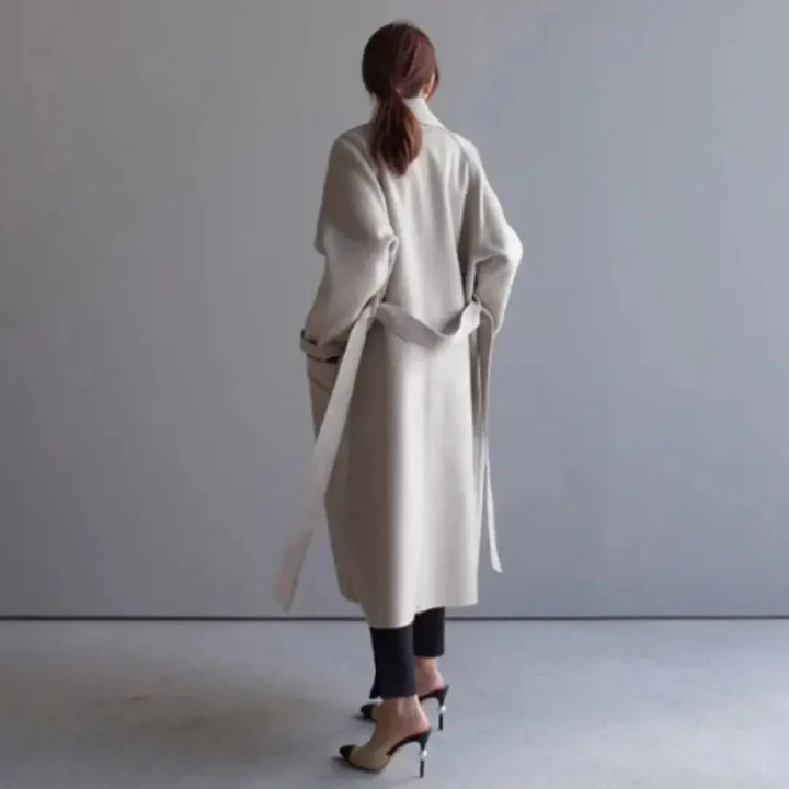 LS | Belle Belted Wool Long Coat