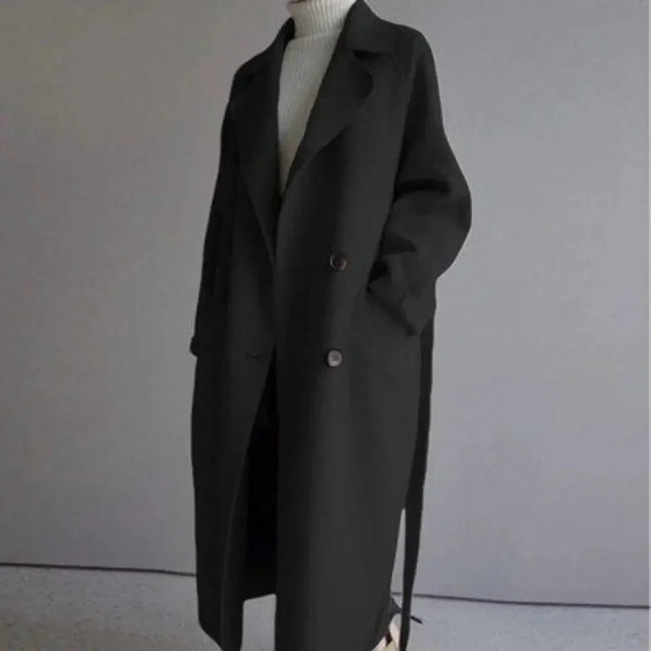 LS | Belle Belted Wool Long Coat