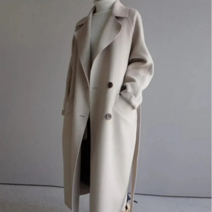 LS | Belle Belted Wool Long Coat