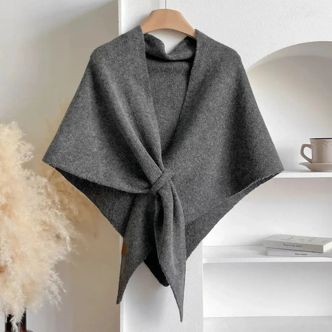 LS | Corinne Women’s Tie-Front Knit Scarf
