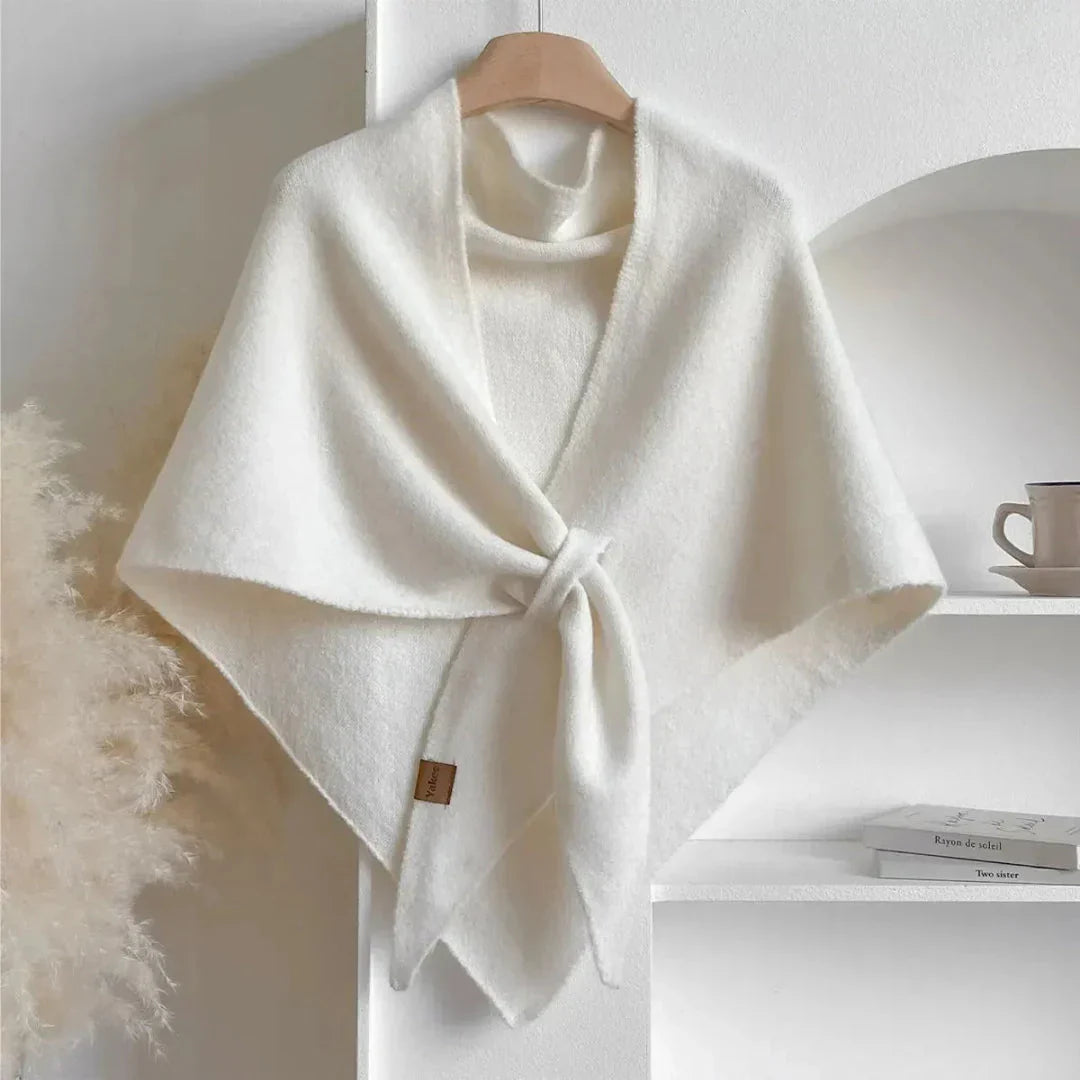 LS | Corinne Women’s Tie-Front Knit Scarf