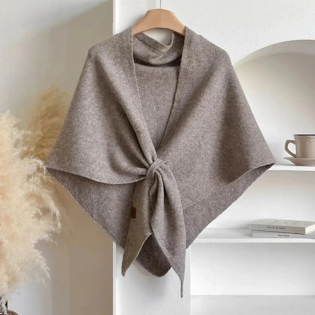 LS | Corinne Women’s Tie-Front Knit Scarf