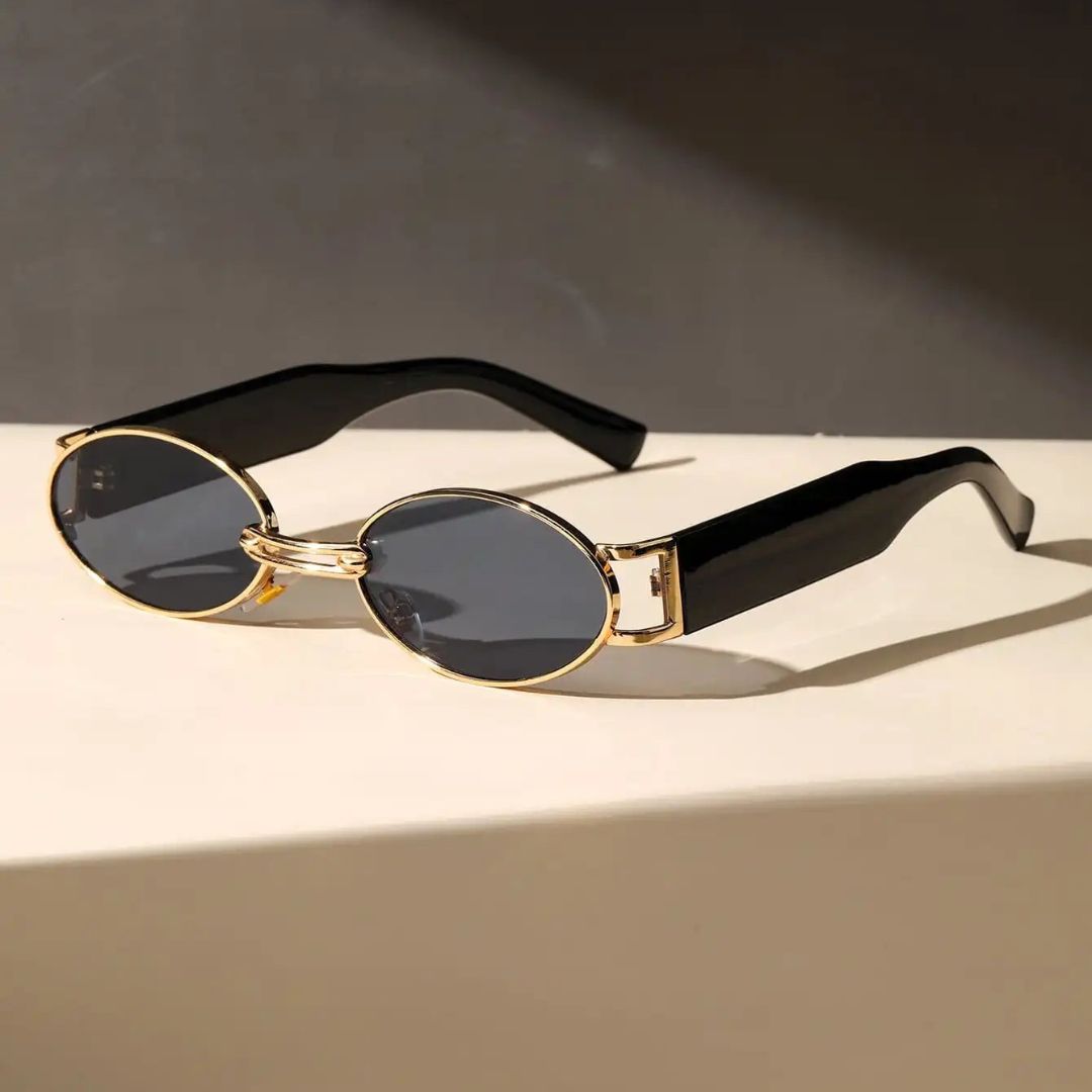 Eclipse Retro Oval Sunglasses