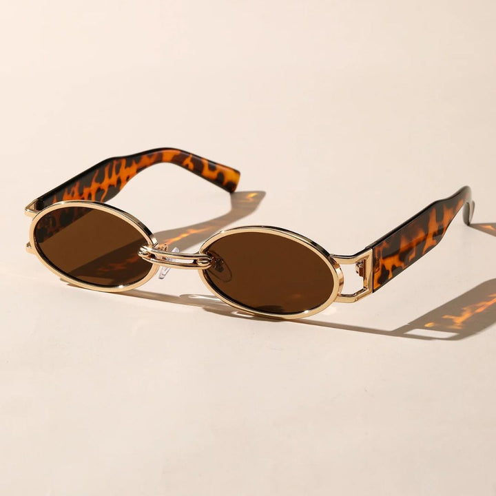 Eclipse Retro Oval Sunglasses