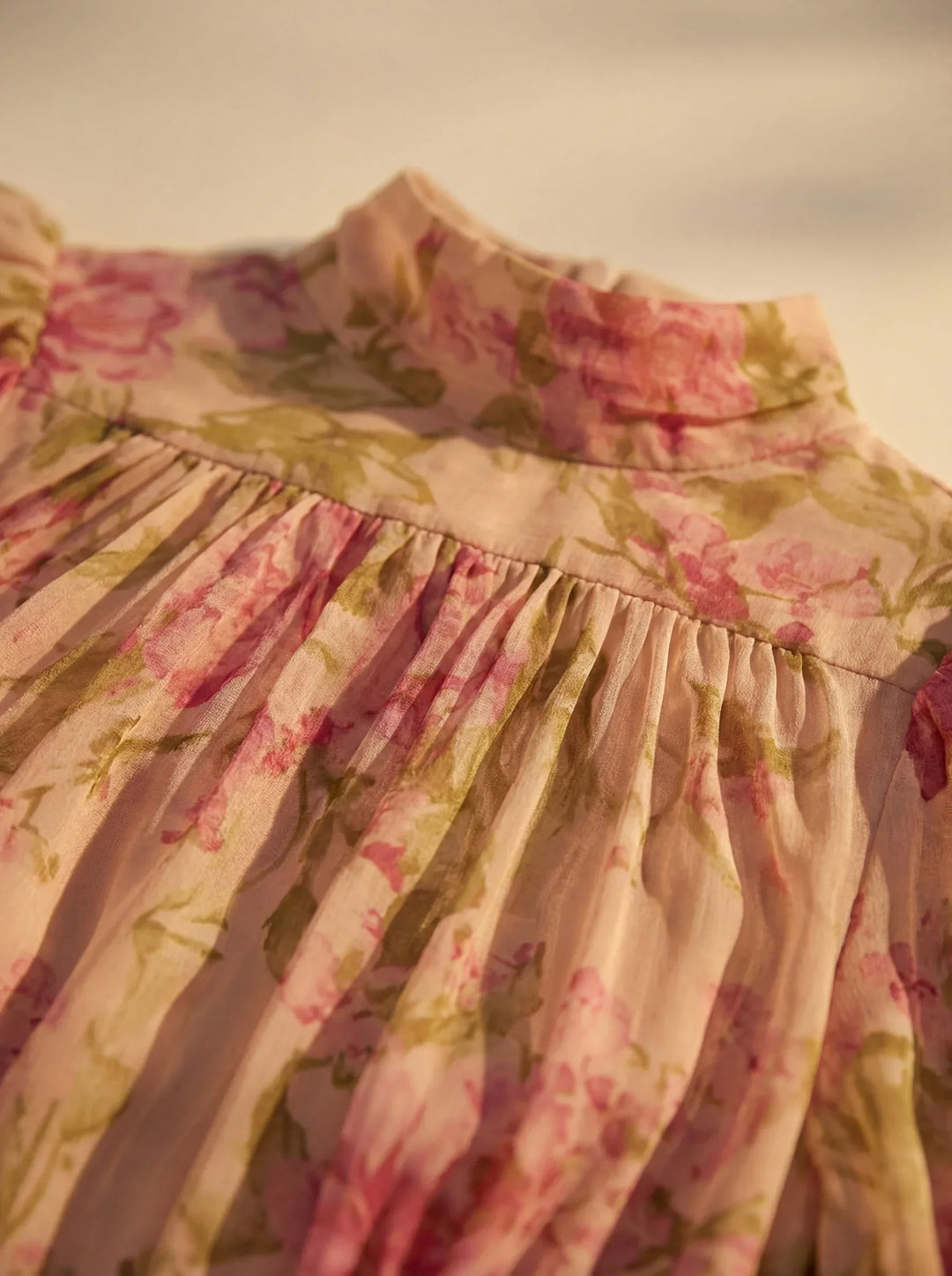 Rosa | Long Floral Chiffon Dress