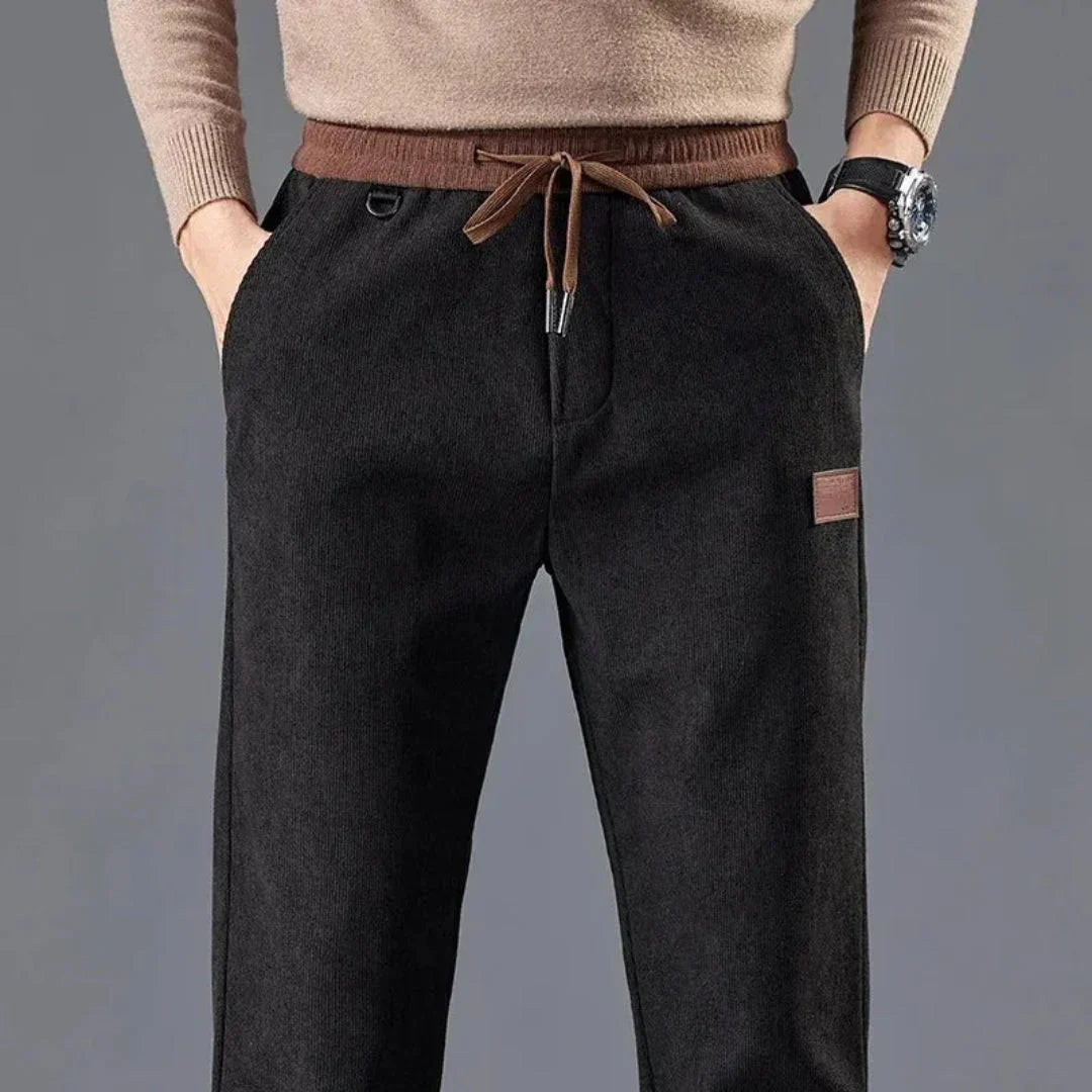 LS | Jarred Slim Fit Corduroy Drawstring Pants