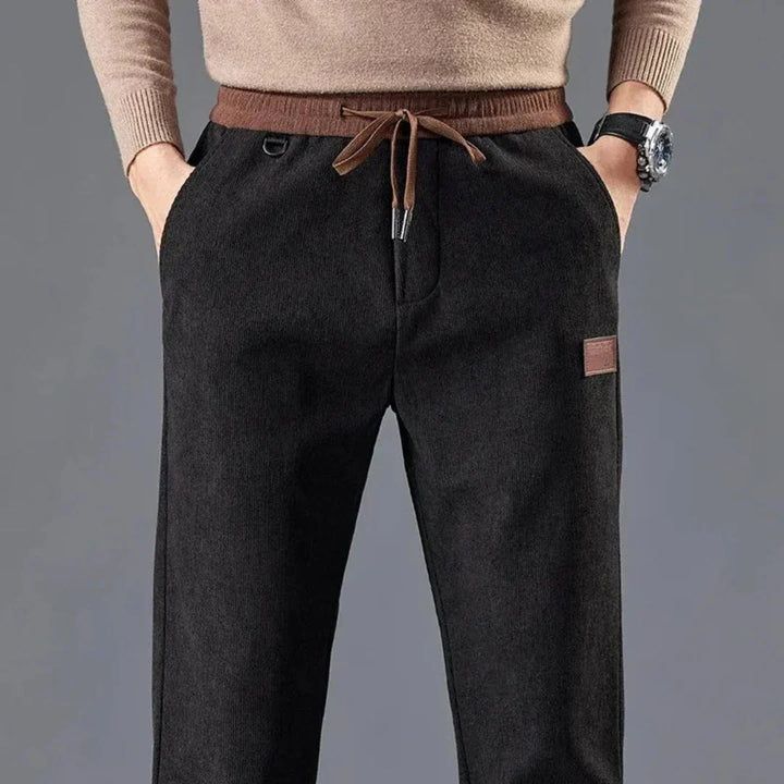 LS | Jarred Slim Fit Corduroy Drawstring Pants