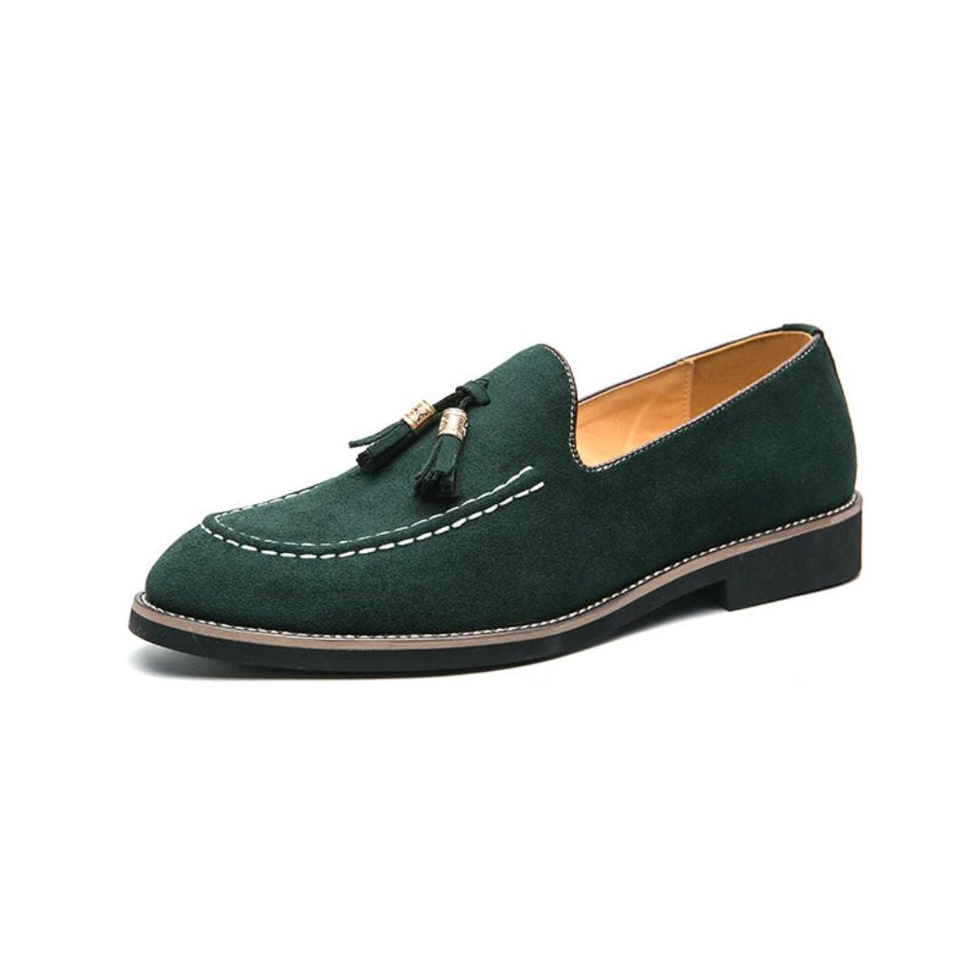 Kings Suede Tassel Loafers