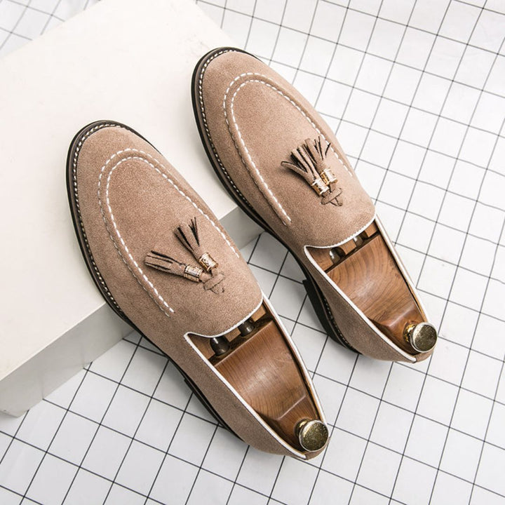 Kings Suede Tassel Loafers
