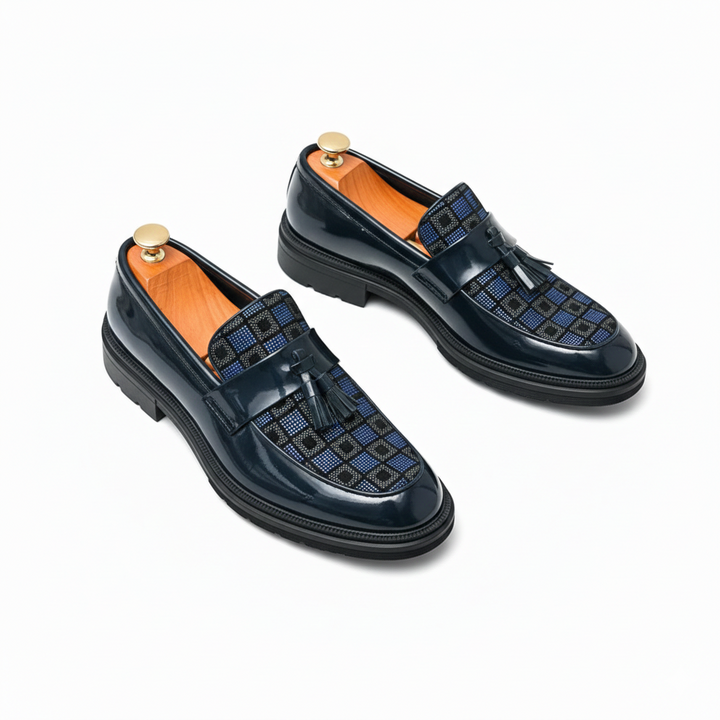LS | Maximilian Luxe Checkered Loafers