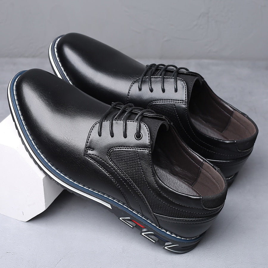 LS | Men Orthopedic Leather Oxford Shoes