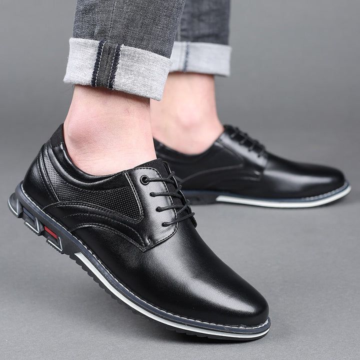 LS | Men Orthopedic Leather Oxford Shoes