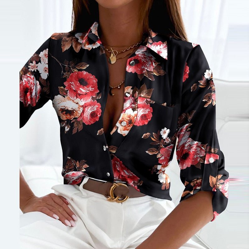 LS | Women Abstract Casual Blouse