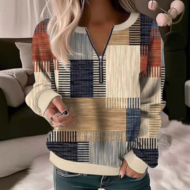 LS | Women Abstract Patchwork Top