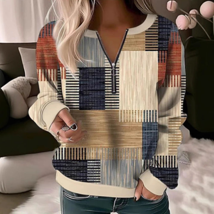 LS | Women Abstract Patchwork Top