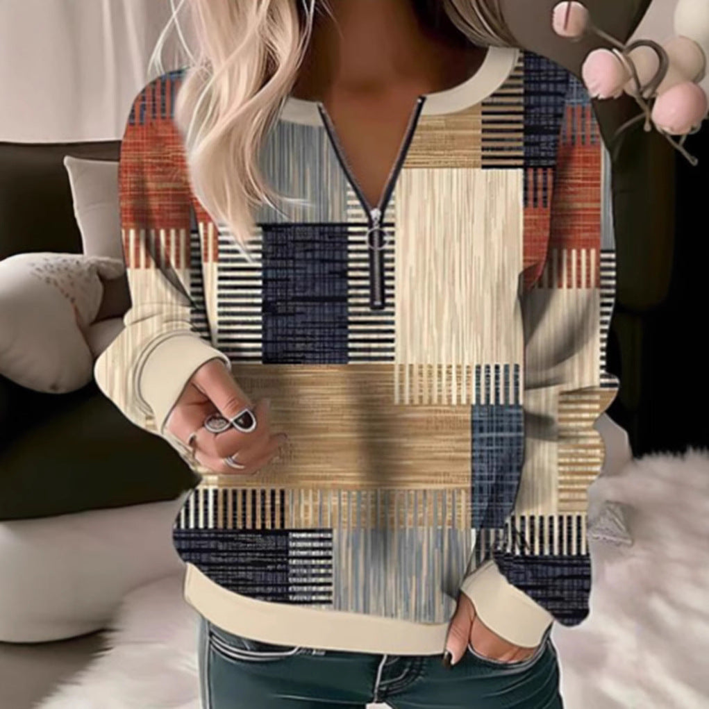 LS | Women Abstract Patchwork Top